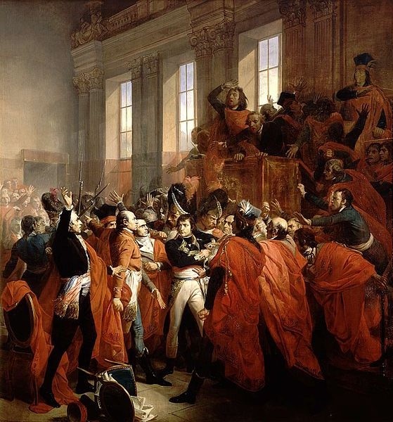 Napoleon Bonaparte in the coup d
